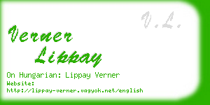 verner lippay business card